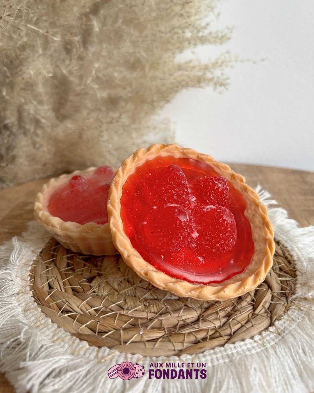 Savon tartelette "fraise"