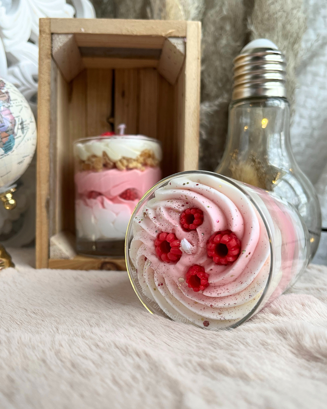 Raspberry Caramel Candle 