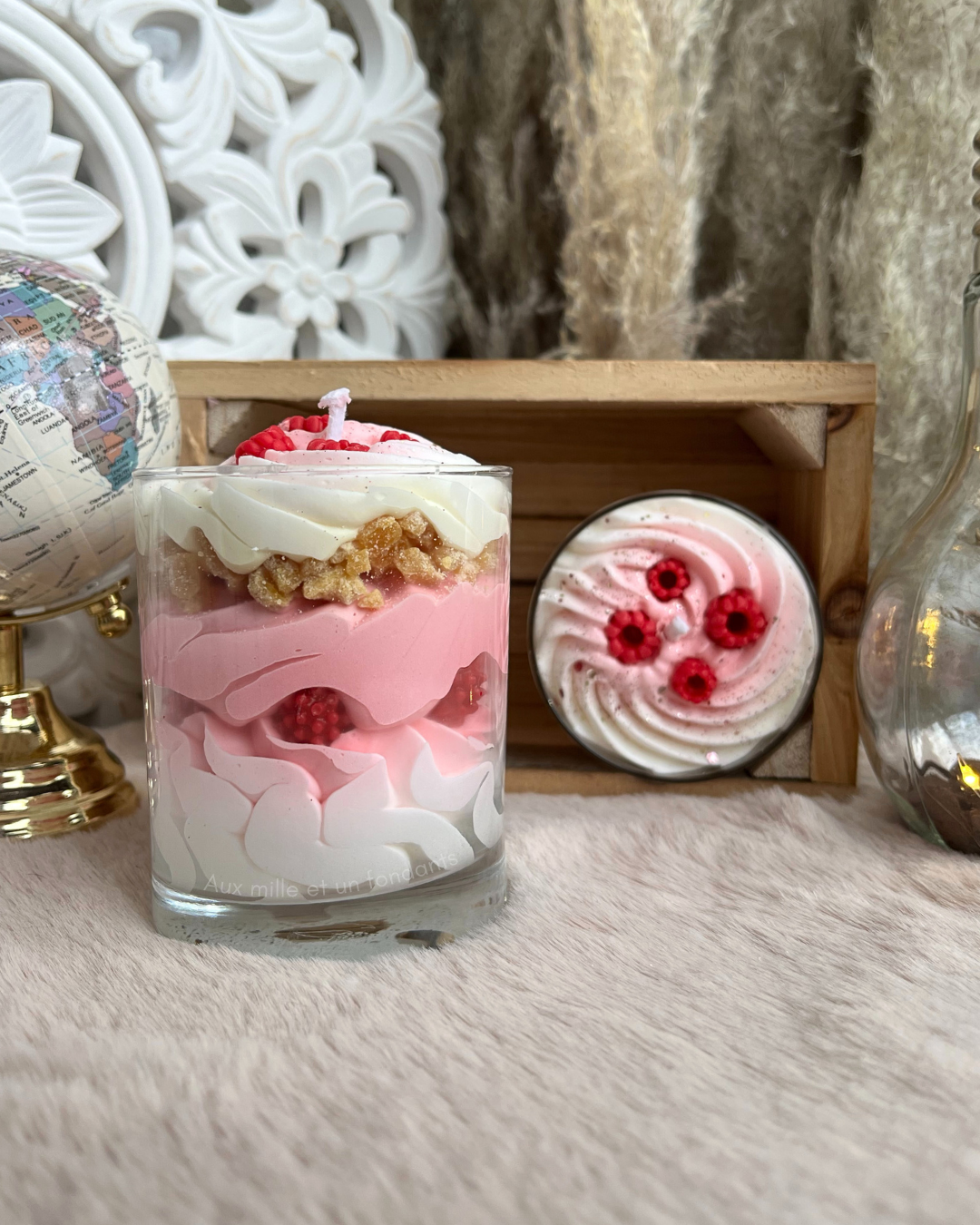 Raspberry Caramel Candle 