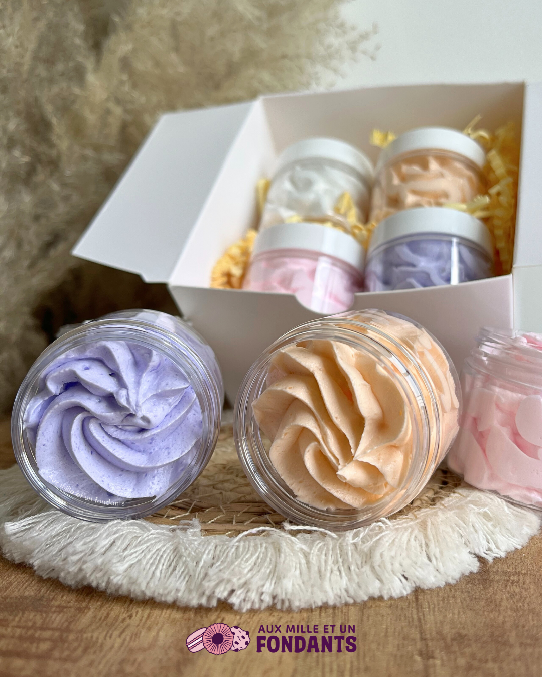 Pack 4 mini chantilly de douche