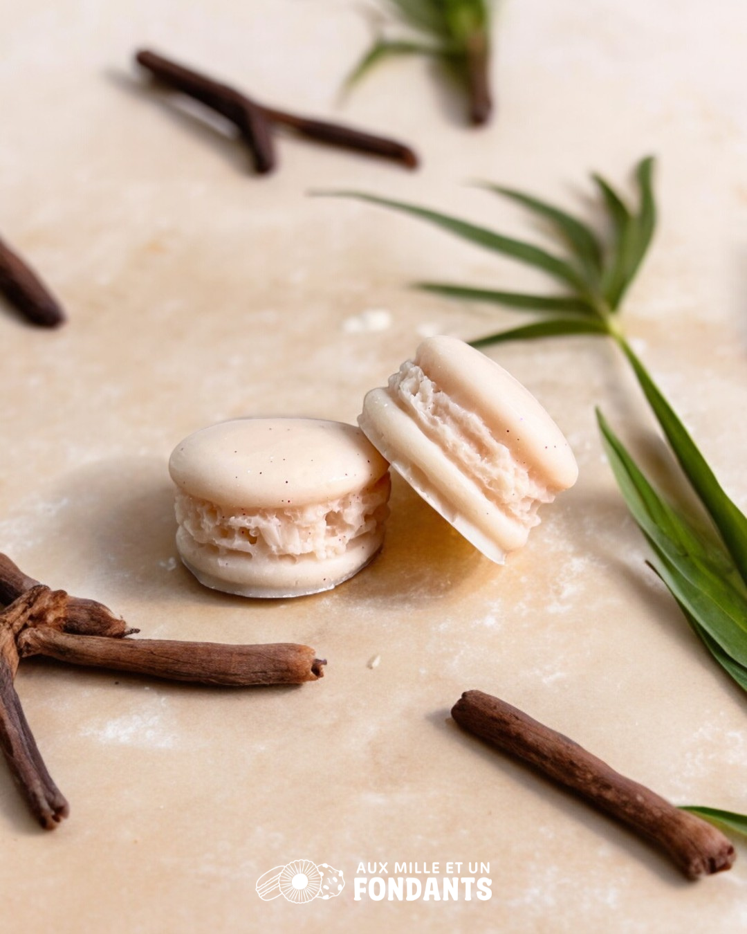 Macaron "Vanille des îles"